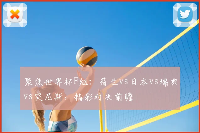 聚焦世界杯F组：荷兰vs日本vs瑞典vs突尼斯，精彩对决前瞻